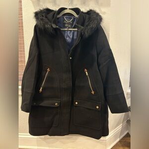 J crew chateau parka in Italian stadium cloth - wool